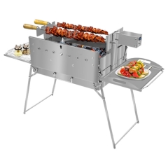 Cyprus BBQ: Parrilla giratoria portátil y ligera para acampar al aire libre